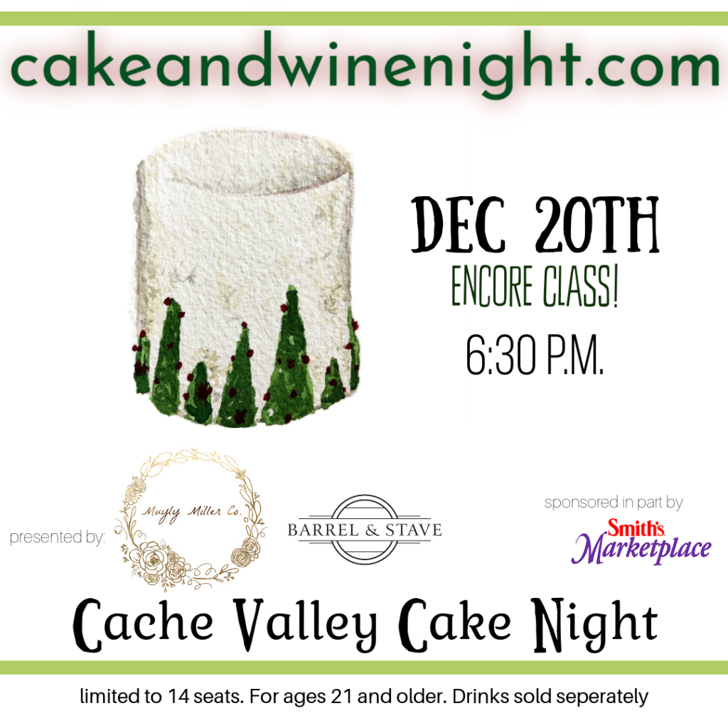 Cake and Wine Night is HERE!